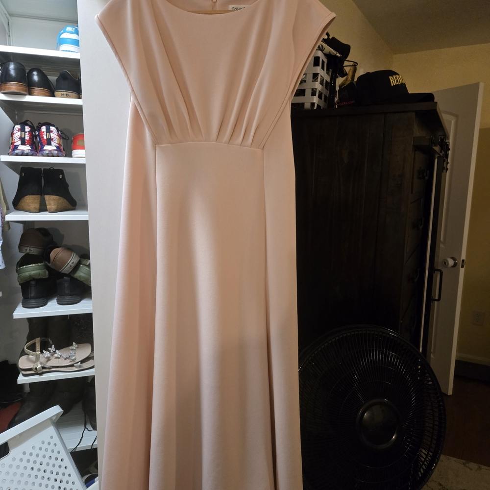 Calvin Klein Soft Pink Maxi Dress